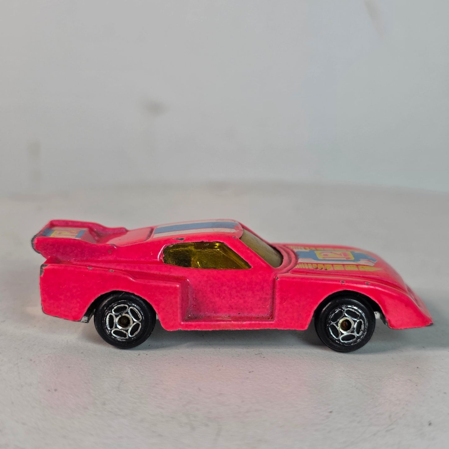 Vintage Summer Marz Karz Toyota Celica LB Turbo GR-5 S8001 Die-Cast Model Red #12 Racing Decals 1:64 Scale