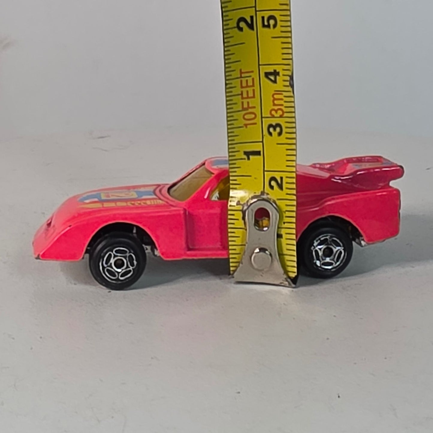 Vintage Summer Marz Karz Toyota Celica LB Turbo GR-5 S8001 Die-Cast Model Red #12 Racing Decals 1:64 Scale