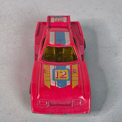 Vintage Summer Marz Karz Toyota Celica LB Turbo GR-5 S8001 Die-Cast Model Red #12 Racing Decals 1:64 Scale