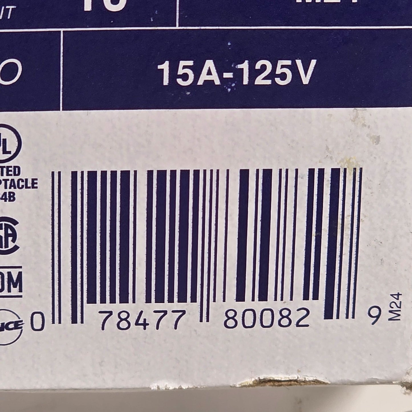 Leviton Decora 15A-125V Duplex Outlets 10 Pack White Indoor Use Made In USA