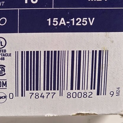 Leviton Decora 15A-125V Duplex Outlets 10 Pack White Indoor Use Made In USA
