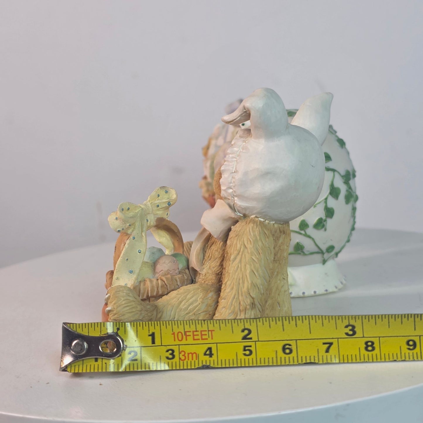 Cherished Teddies Easter Collectibles Set Of 3 Figurines 1996/1998 Bessie & Bunny Eggs China
