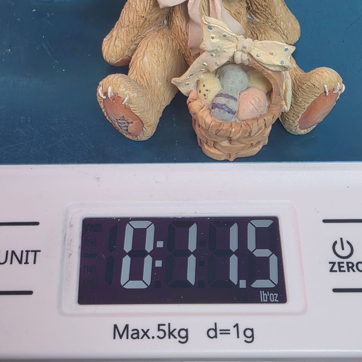 Cherished Teddies Easter Collectibles Set Of 3 Figurines 1996/1998 Bessie & Bunny Eggs China