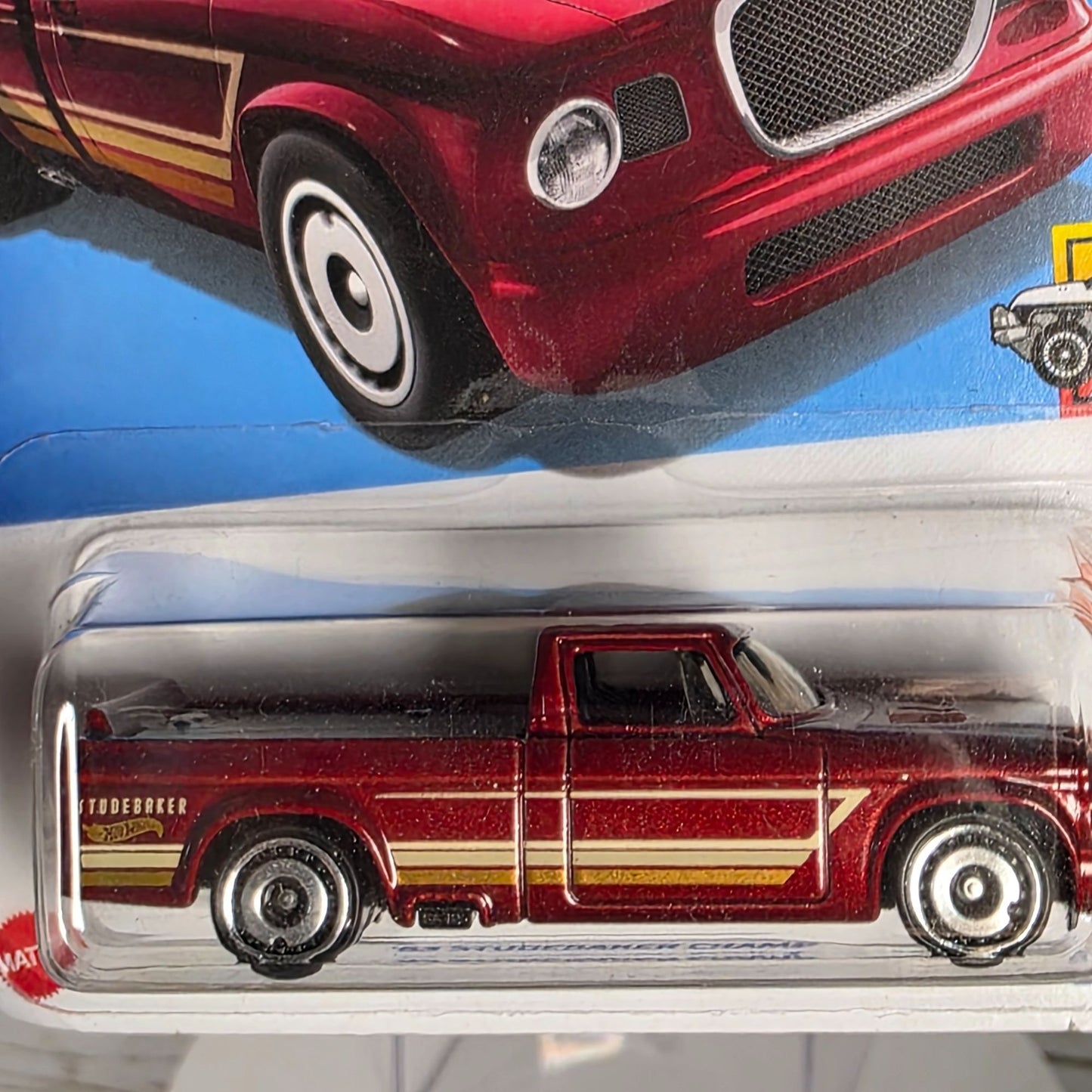 Hot Wheels 63 Studebaker Champ Red HW Hot Trucks
