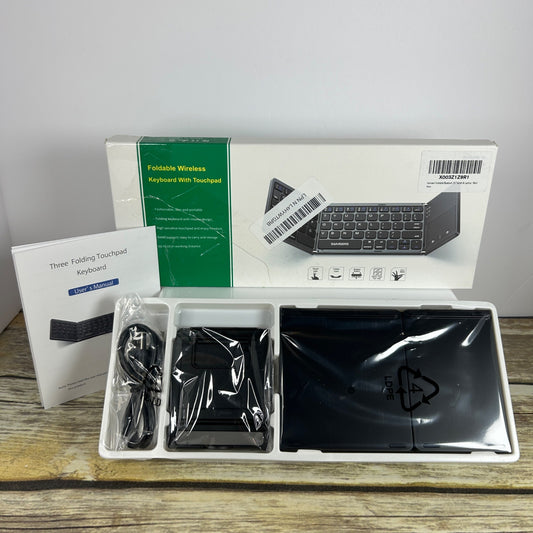 Samsers Foldable Bluetooth Wireless Keyboard With Touchpad