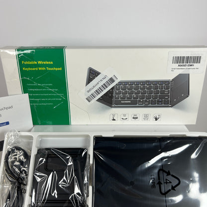 Samsers Foldable Bluetooth Wireless Keyboard With Touchpad