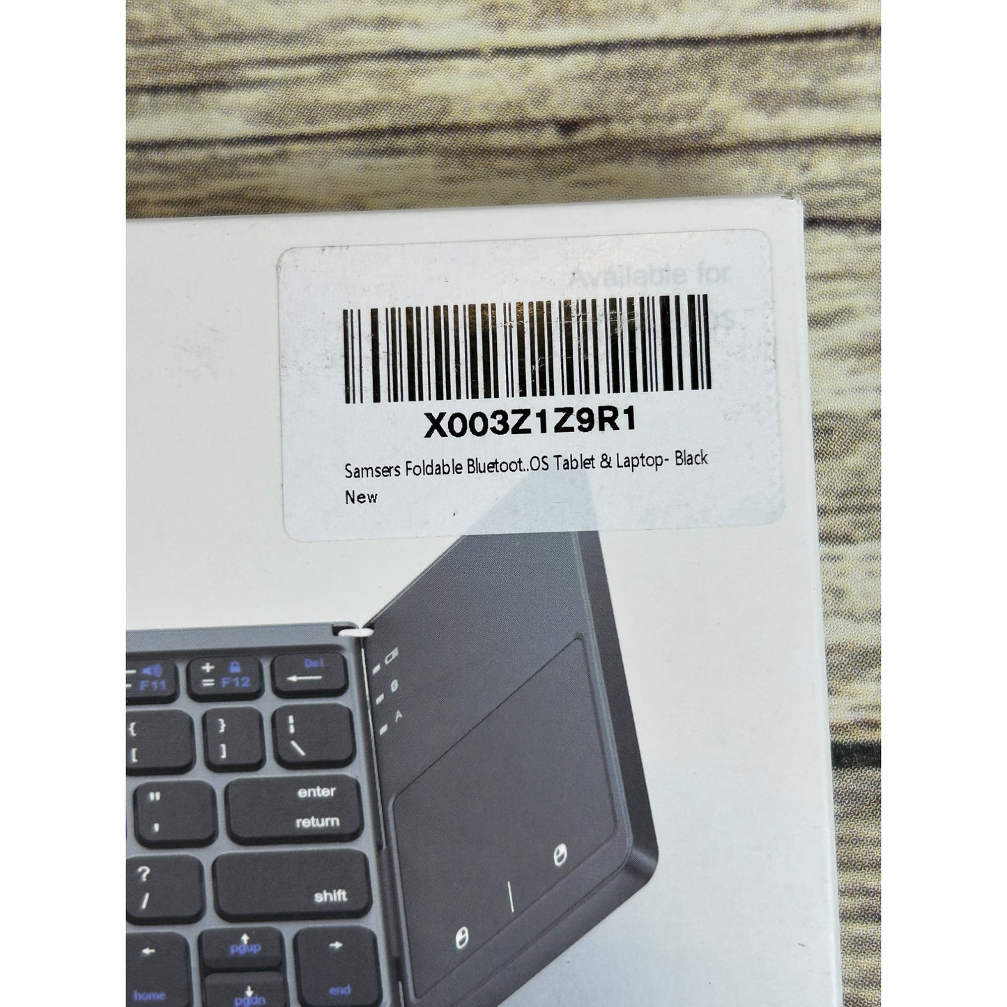 Samsers Foldable Bluetooth Wireless Keyboard With Touchpad