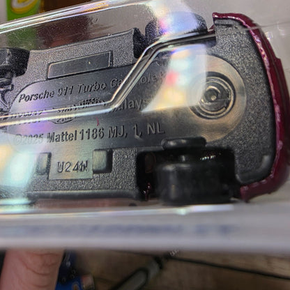 Hot Wheels 2025 Porsche 911 Turbo Cabriolet Die-Cast Car