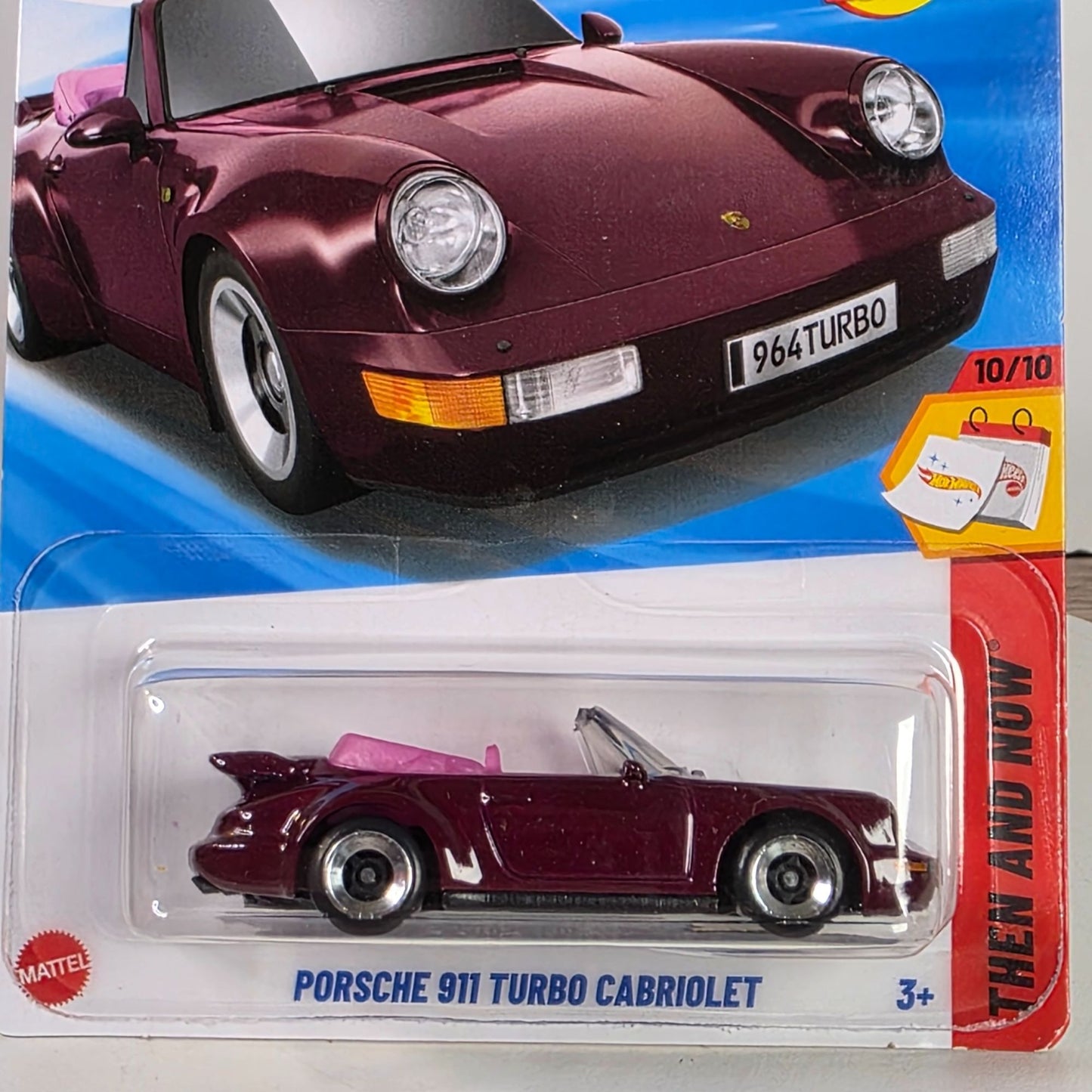 Hot Wheels 2025 Porsche 911 Turbo Cabriolet Die-Cast Car