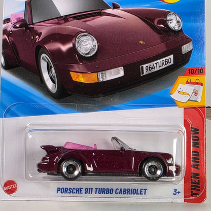 Hot Wheels 2025 Porsche 911 Turbo Cabriolet Die-Cast Car