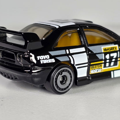 Hot Wheels Ford Escort #17 Black & Yellow Die-Cast Toy Car