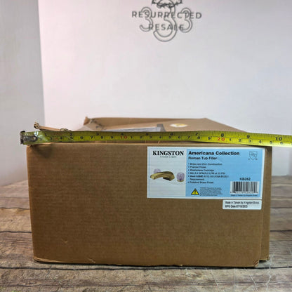 Kingston Brass KB282 Americana Roman Tub Filler Polished Brass New Open Box