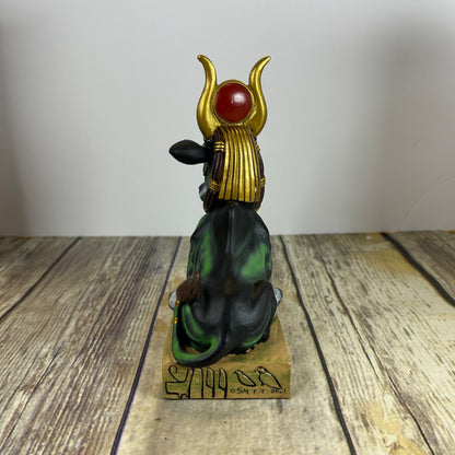 Ancient Egyptian Green Apis Bull Statue By Summit Collection