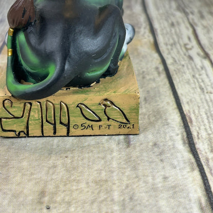 Ancient Egyptian Green Apis Bull Statue By Summit Collection