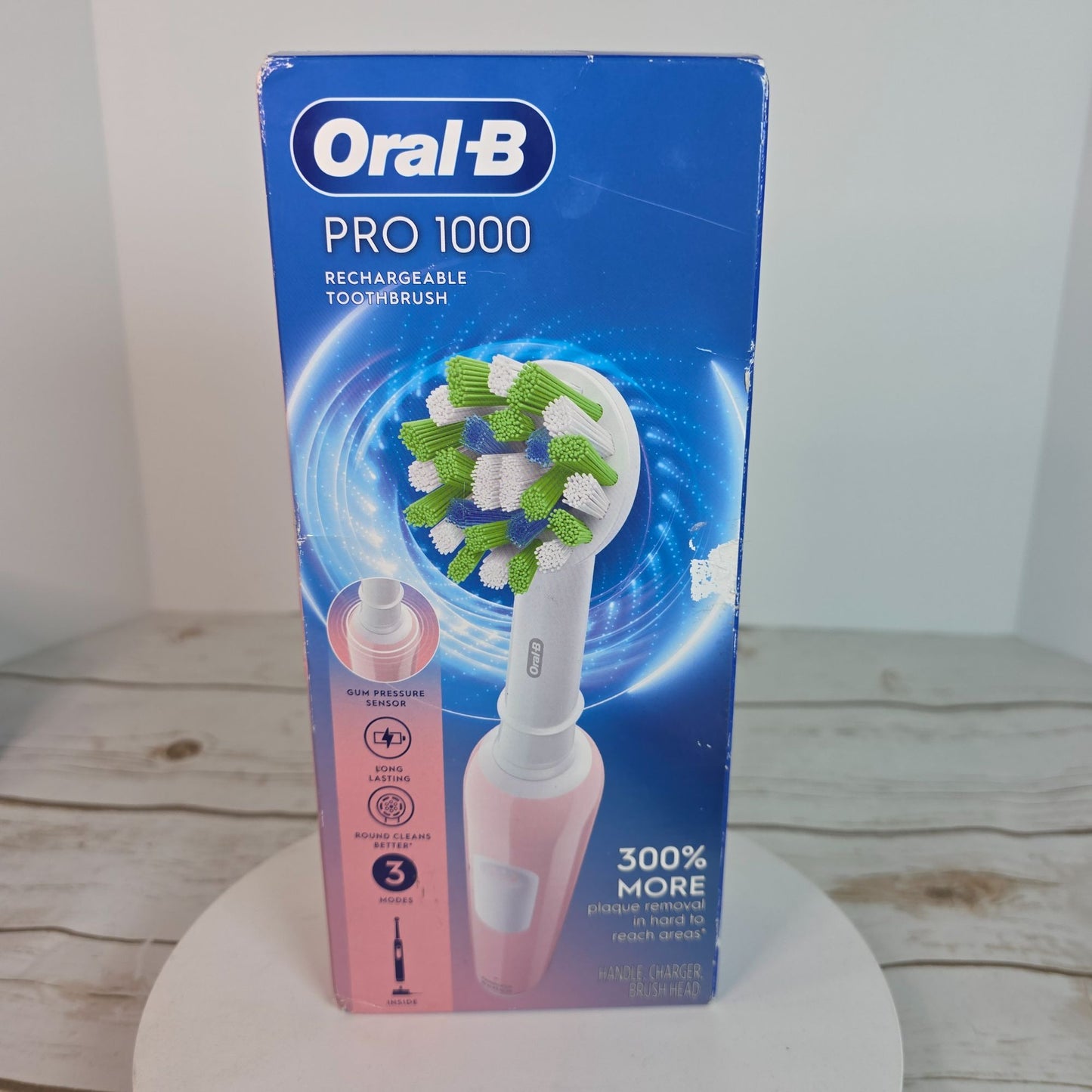 Oral-B Pro 1000 Rechargeable Toothbrush With Pressure Sensor & 3 Modes NIB