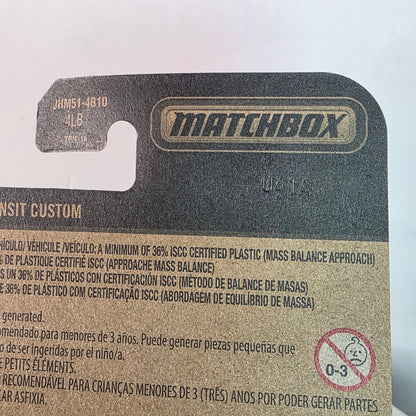 Matchbox 2023 Ford E-Transit Custom Blue