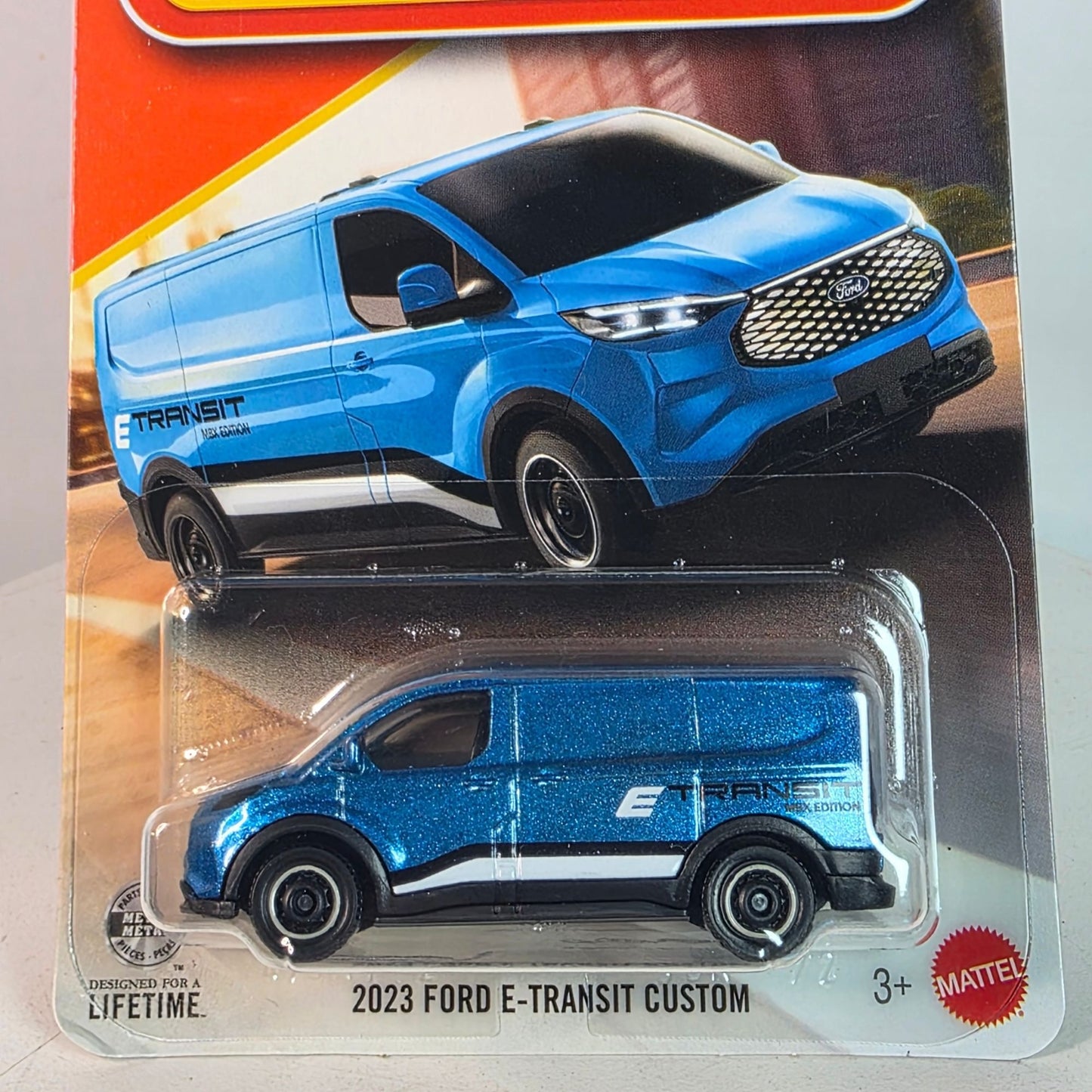 Matchbox 2023 Ford E-Transit Custom Blue