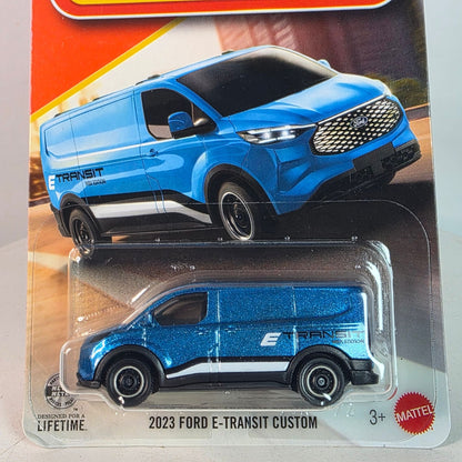 Matchbox 2023 Ford E-Transit Custom Blue