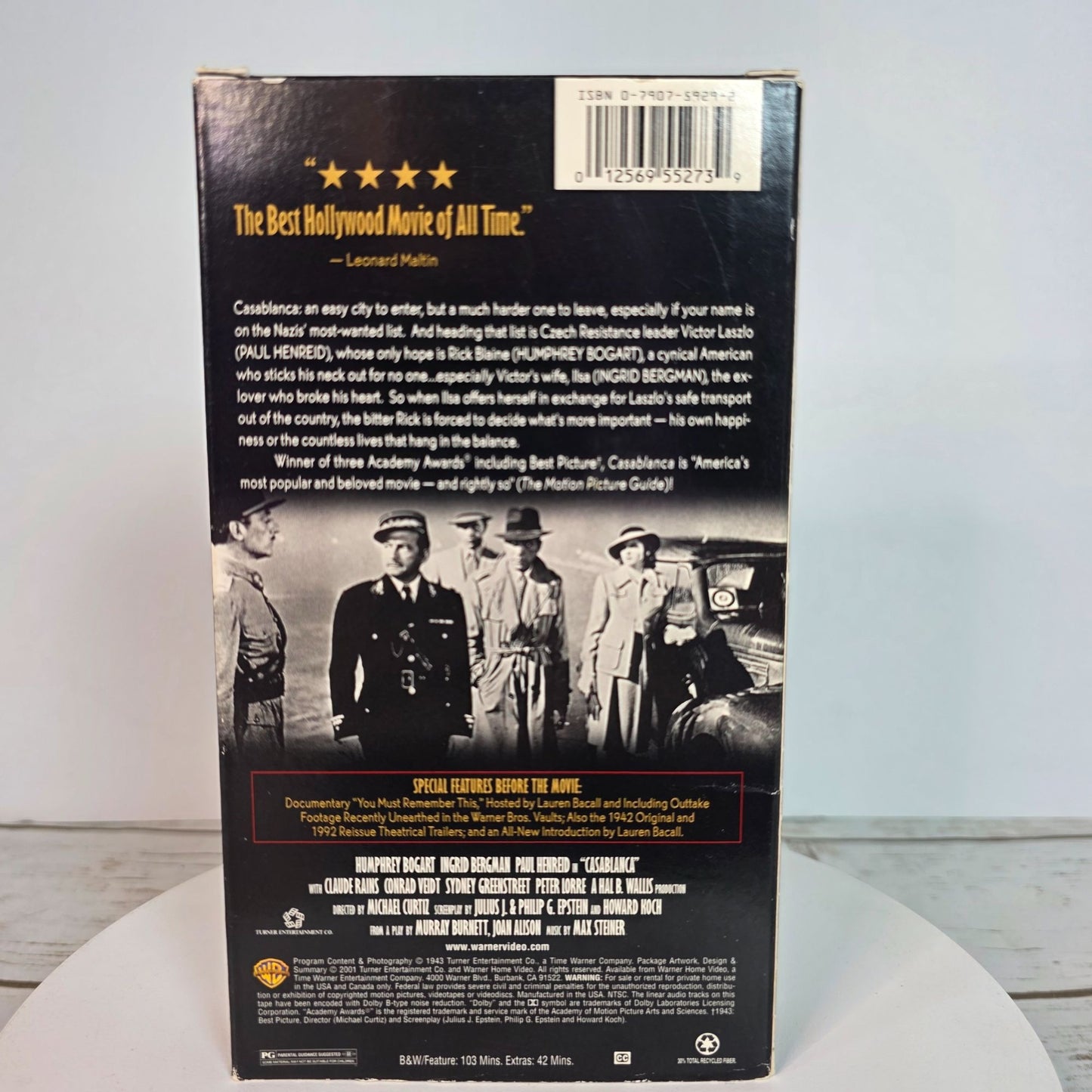 Vintage VHS Lot: Casablanca Special Edition West Side Story Trail Of The Pink Panther Classic Movies Collectible Tapes