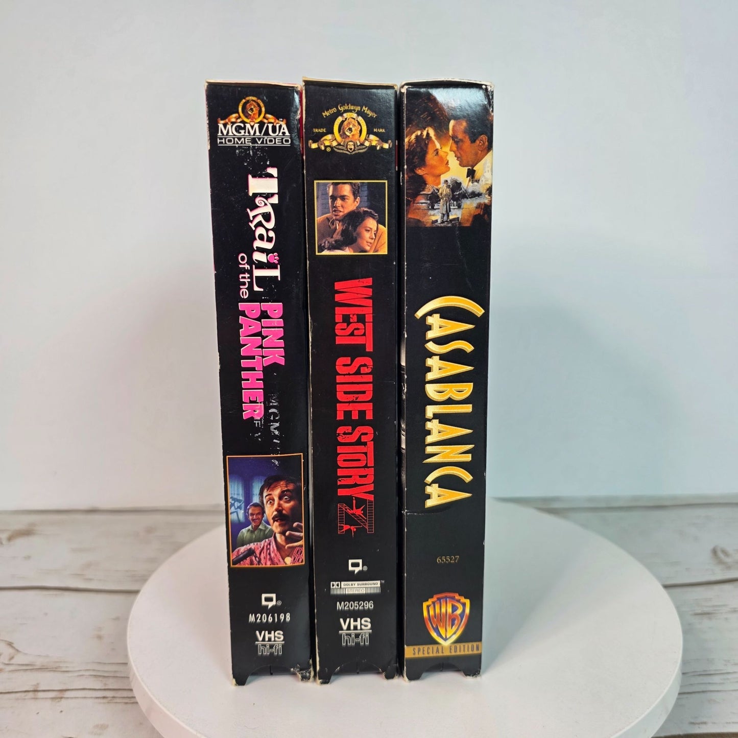 Vintage VHS Lot: Casablanca Special Edition West Side Story Trail Of The Pink Panther Classic Movies Collectible Tapes