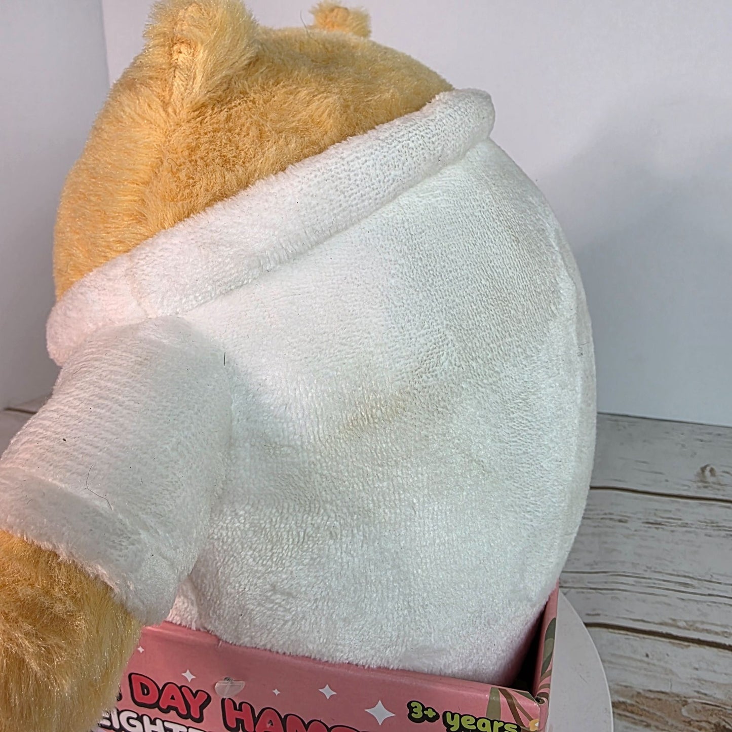 Spa Day Hamster Weighted Snug Bud Plush Toy 2.2 Lbs Stress Relief & Sleep Support Pink Sky Super Soft