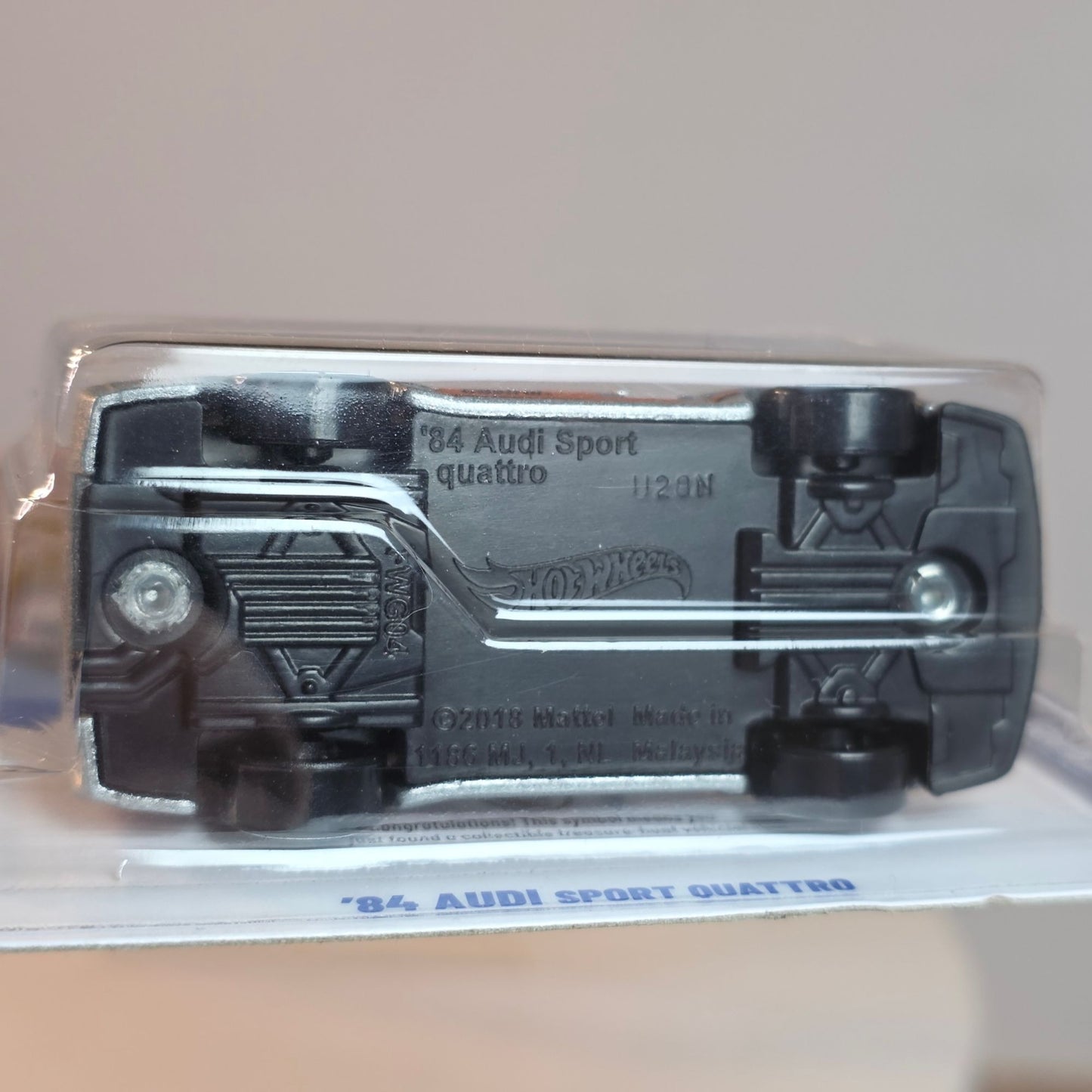 Hot Wheels Treasure Hunt 84 Audi Sport Quattro Wild Widebody 246/250 Die-Cast Car