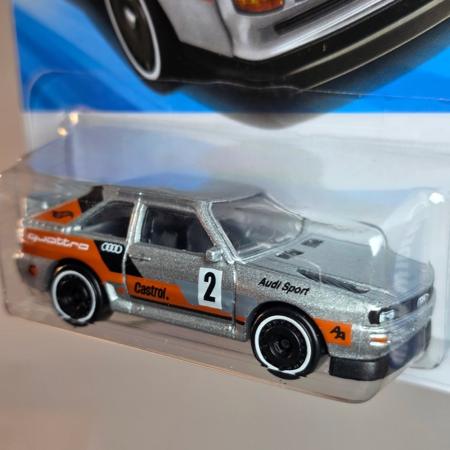 Hot Wheels Treasure Hunt 84 Audi Sport Quattro Wild Widebody 246/250 Die-Cast Car