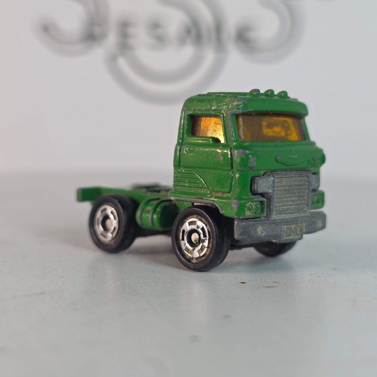 Tomica Tomy Pocket Cars Green Hino Semi Trailer Truck Cab Diecast Loose