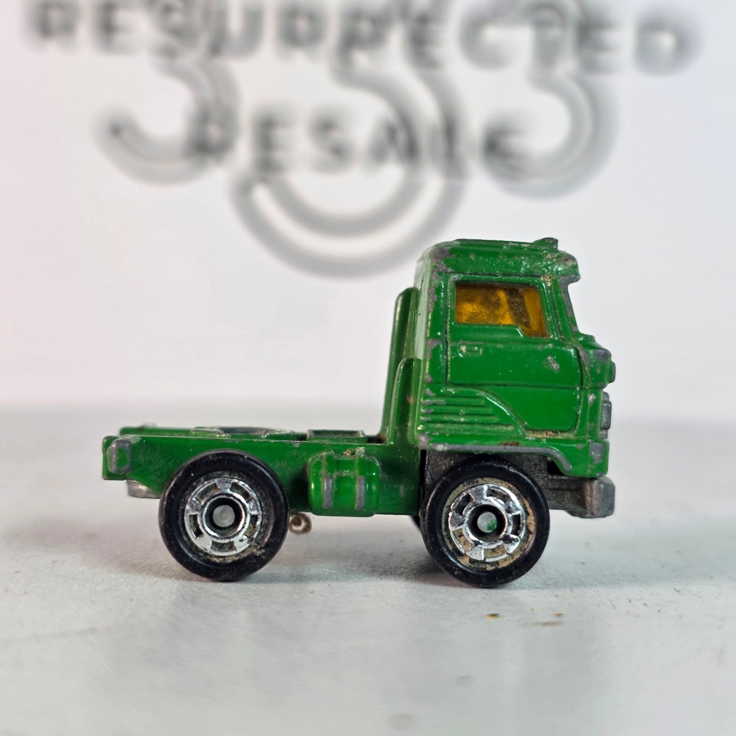 Tomica Tomy Pocket Cars Green Hino Semi Trailer Truck Cab Diecast Loose