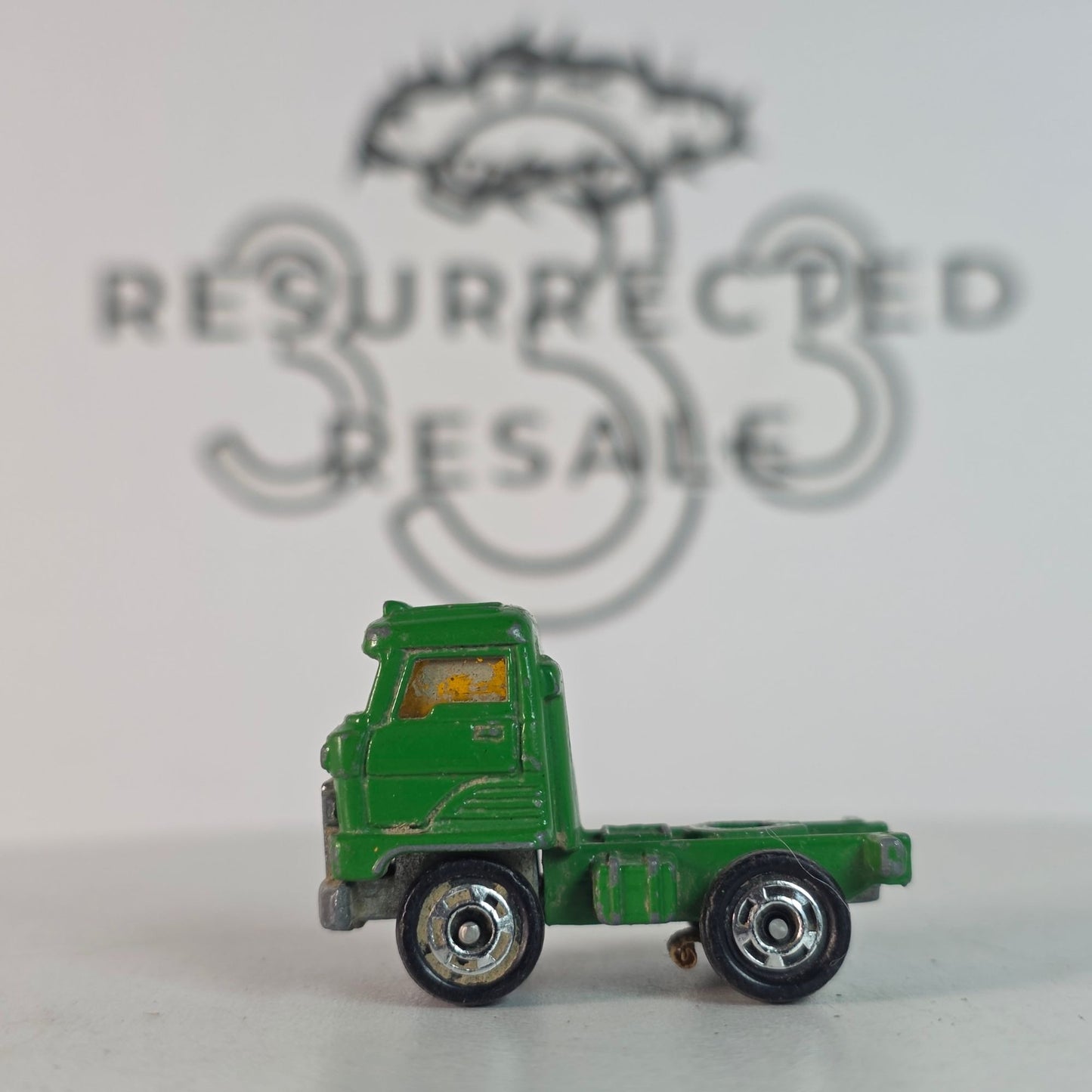 Tomica Tomy Pocket Cars Green Hino Semi Trailer Truck Cab Diecast Loose