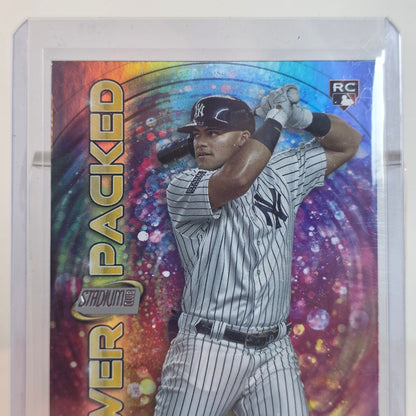 2023 Topps Stadium Club Chrome Jasson Dominguez Power Packed Rookie Card RC NY Yankees PP-25