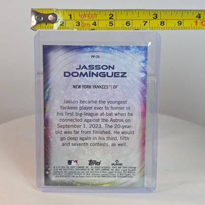 2023 Topps Stadium Club Chrome Jasson Dominguez Power Packed Rookie Card RC NY Yankees PP-25