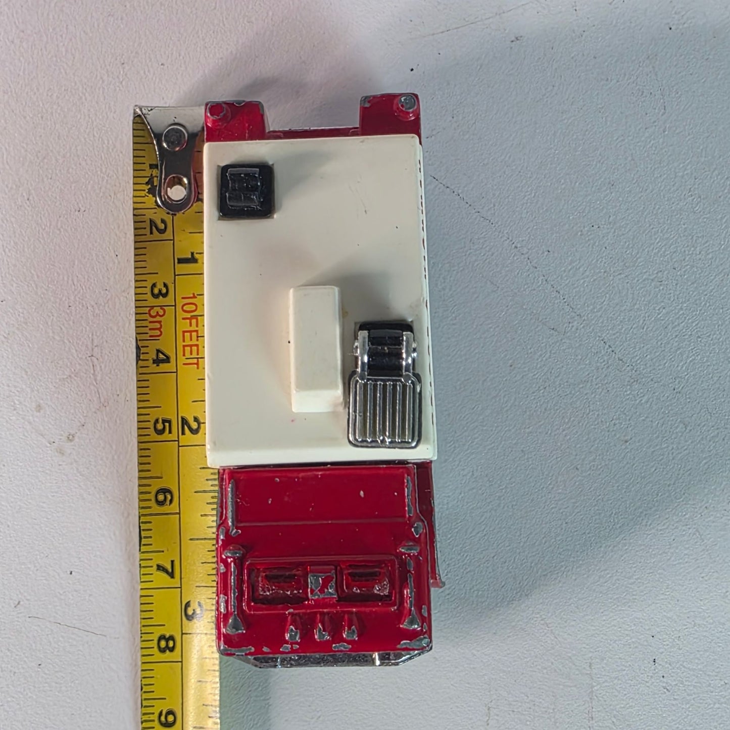 RARE 1991 Matchbox #57 Mack Auxiliary Power Truck Red "Bridge & Highway Dept" Fire Rescue Diecast 1:84