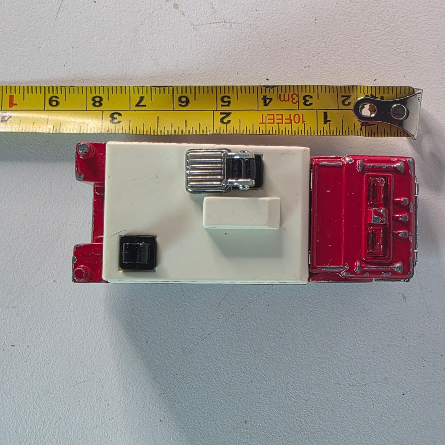 RARE 1991 Matchbox #57 Mack Auxiliary Power Truck Red "Bridge & Highway Dept" Fire Rescue Diecast 1:84