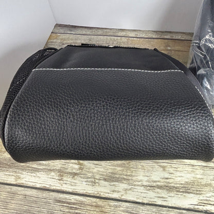 NEW AUPOFIT 7-PIECE PROFESSIONAL TOOL BELT SET WITH SUSPENDERS & 32 POCKETS - BLACK HEAVY DUTY CONSTRUCTION POUCH