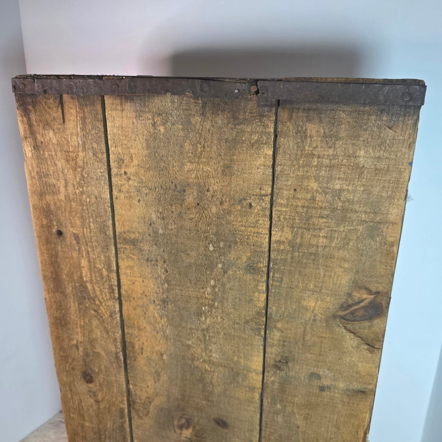 Hand Painted Wooden Serving Tray Folk Art Country Store Rustic Decor