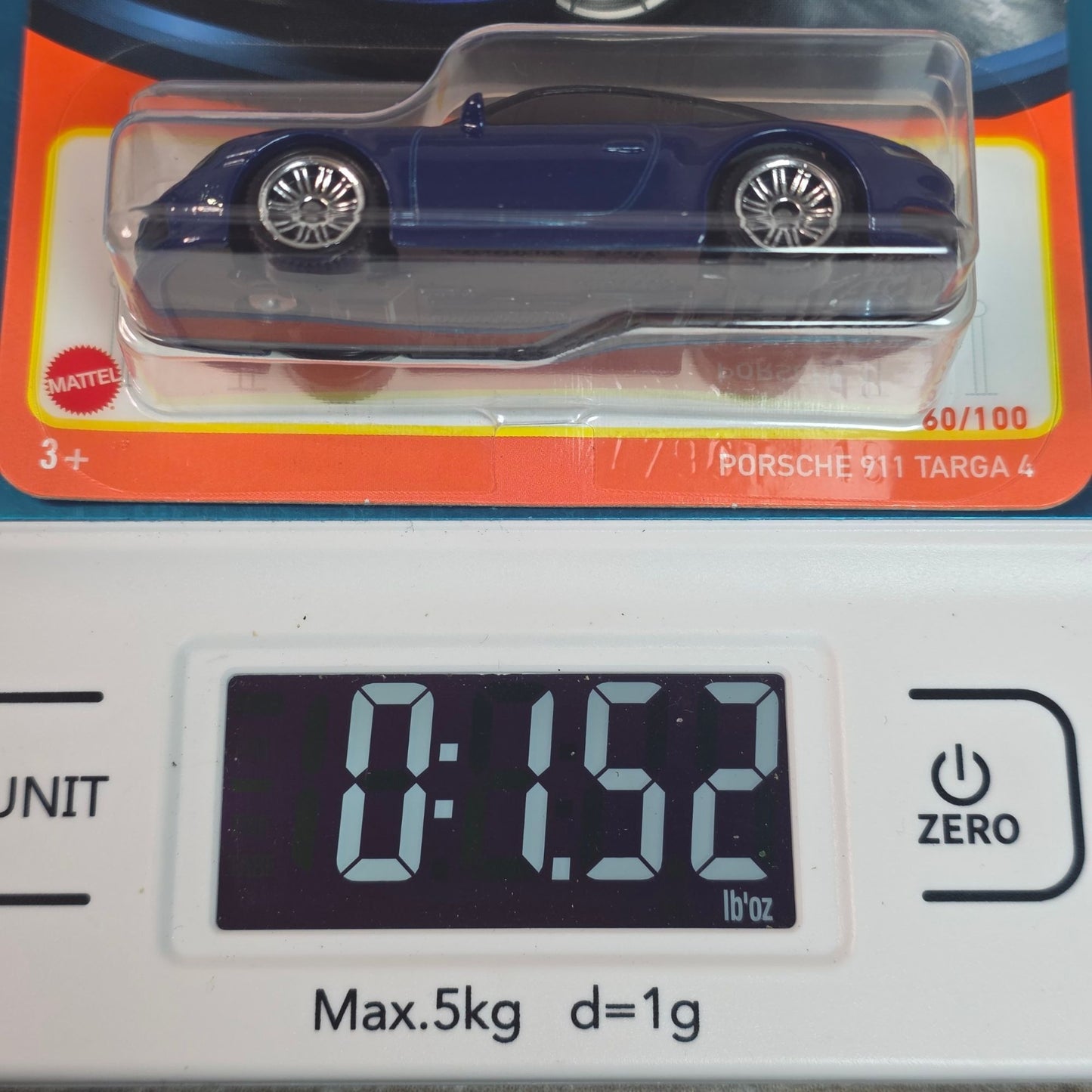 Matchbox 2022 Porsche 911 Targa 4 Blue Die-Cast Car