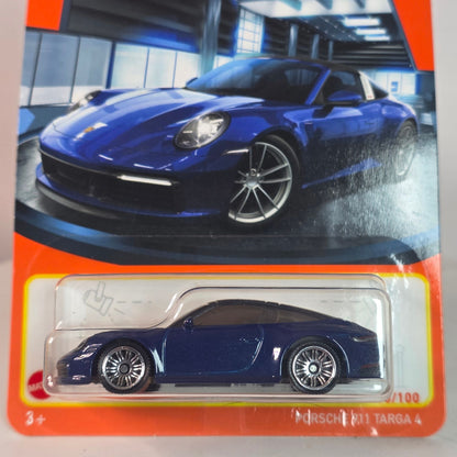 Matchbox 2022 Porsche 911 Targa 4 Blue Die-Cast Car