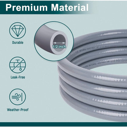Burntouch 1/2" ID Natural Gas Hose 10FT Low Pressure LPG For Weber Char-Broil