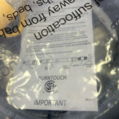 Burntouch 1/2" ID Natural Gas Hose 10FT Low Pressure LPG For Weber Char-Broil