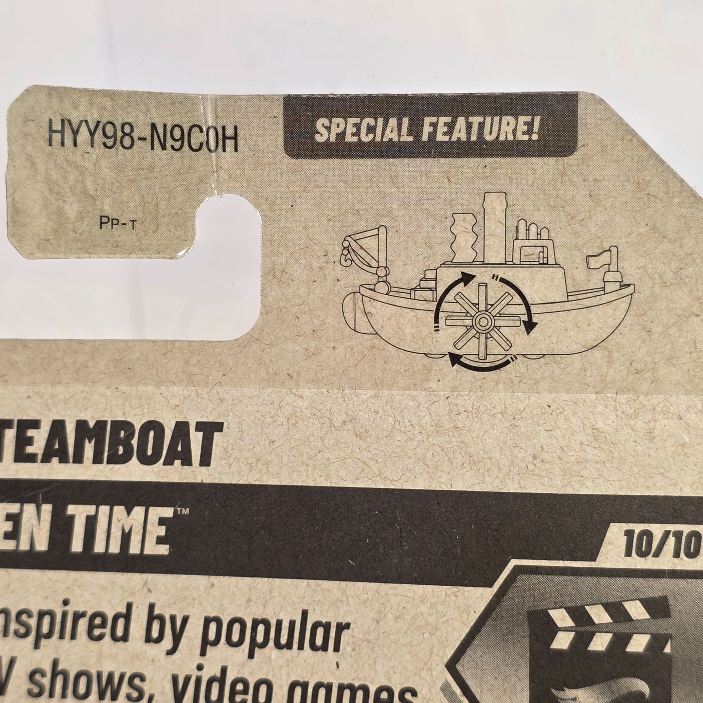 Hot Wheels Disney Mickey Mouse Steamboat Die-Cast Toy Car 166/250 Collectible