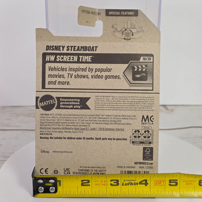 Hot Wheels Disney Mickey Mouse Steamboat Die-Cast Toy Car 166/250 Collectible