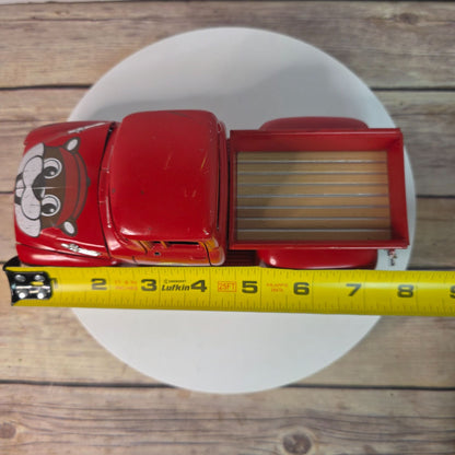 Buc-ees Red Diecast Toy Truck Vintage Style Pickup With Graphics