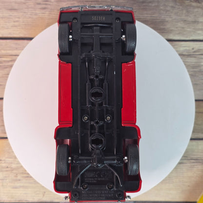 Buc-ees Red Diecast Toy Truck Vintage Style Pickup With Graphics