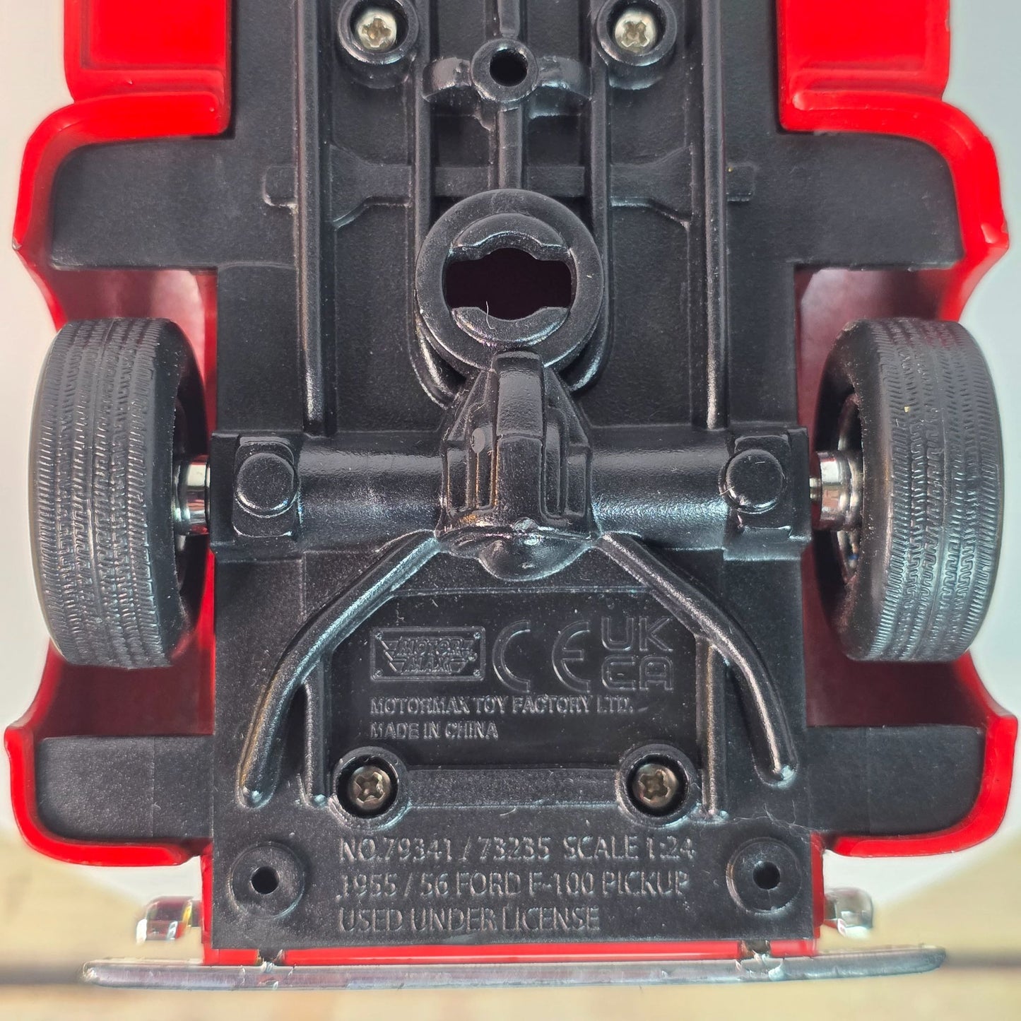 Buc-ees Red Diecast Toy Truck Vintage Style Pickup With Graphics