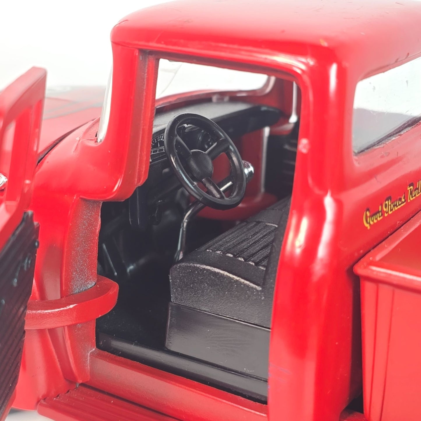 Buc-ees Red Diecast Toy Truck Vintage Style Pickup With Graphics