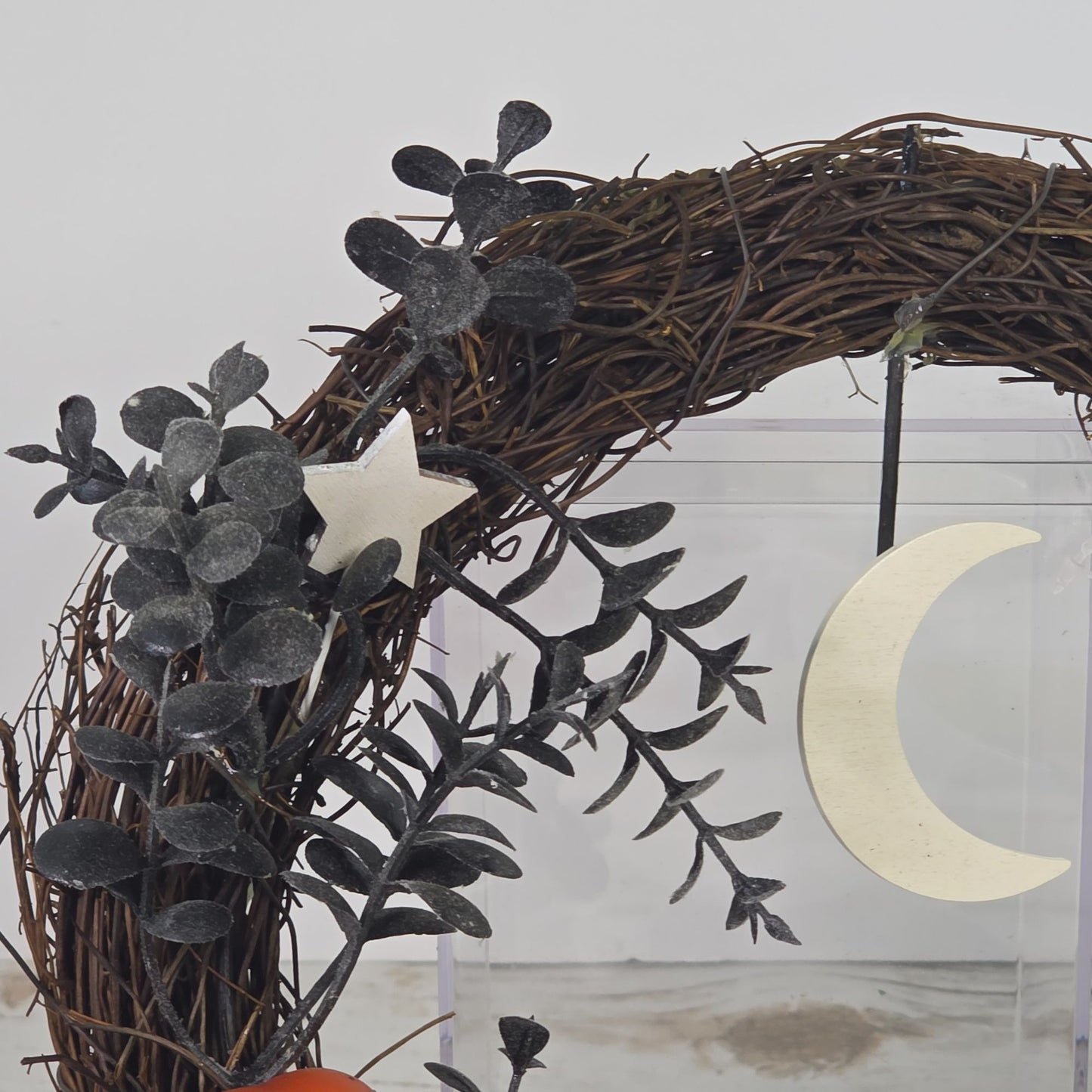 Targets Bullseye Playground Halloween 2024 Ghost Wreath With Boo Banner 9-Inch Window Hanging Decor