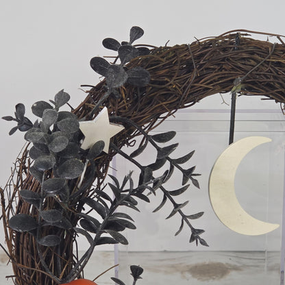 Targets Bullseye Playground Halloween 2024 Ghost Wreath With Boo Banner 9-Inch Window Hanging Decor