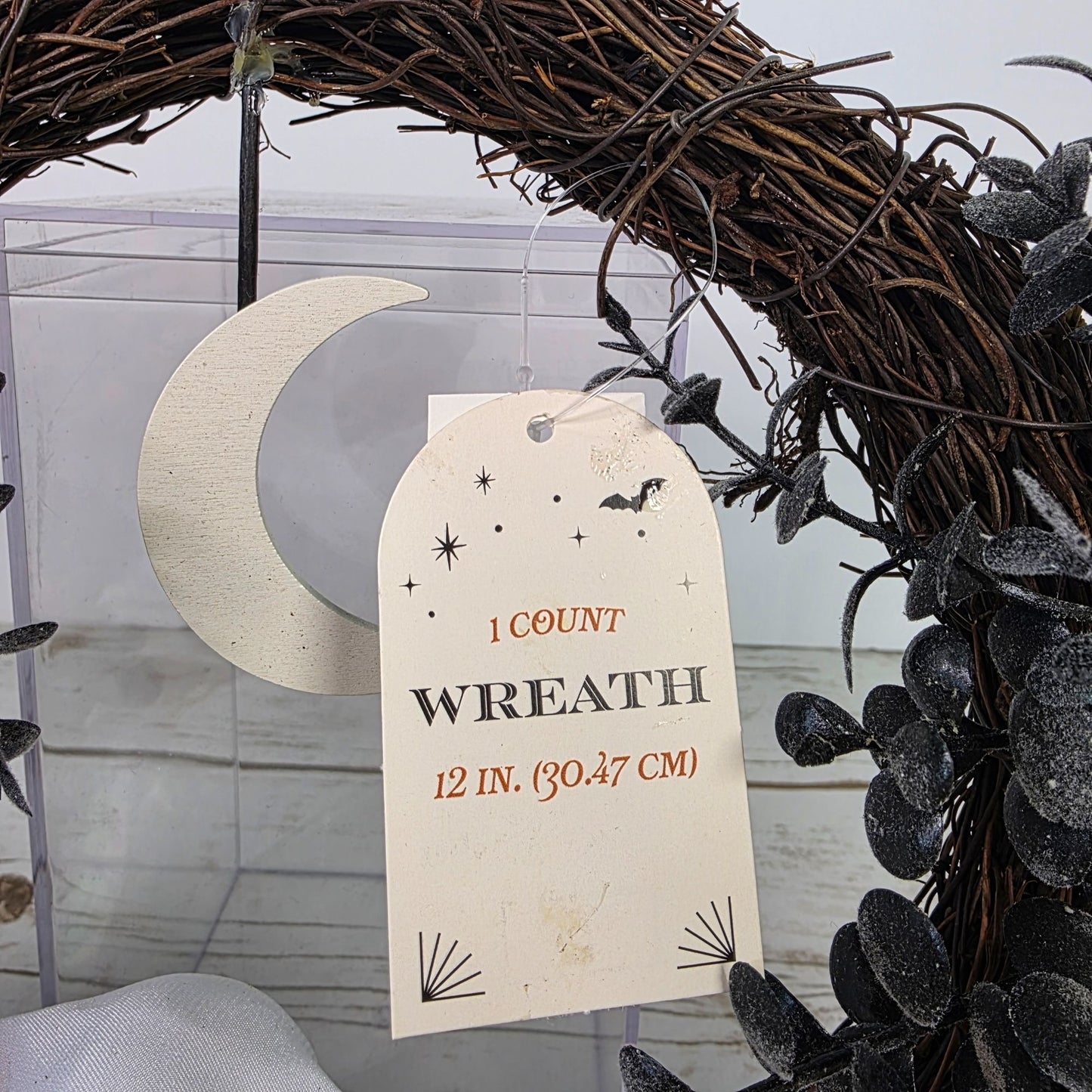 Targets Bullseye Playground Halloween 2024 Ghost Wreath With Boo Banner 9-Inch Window Hanging Decor