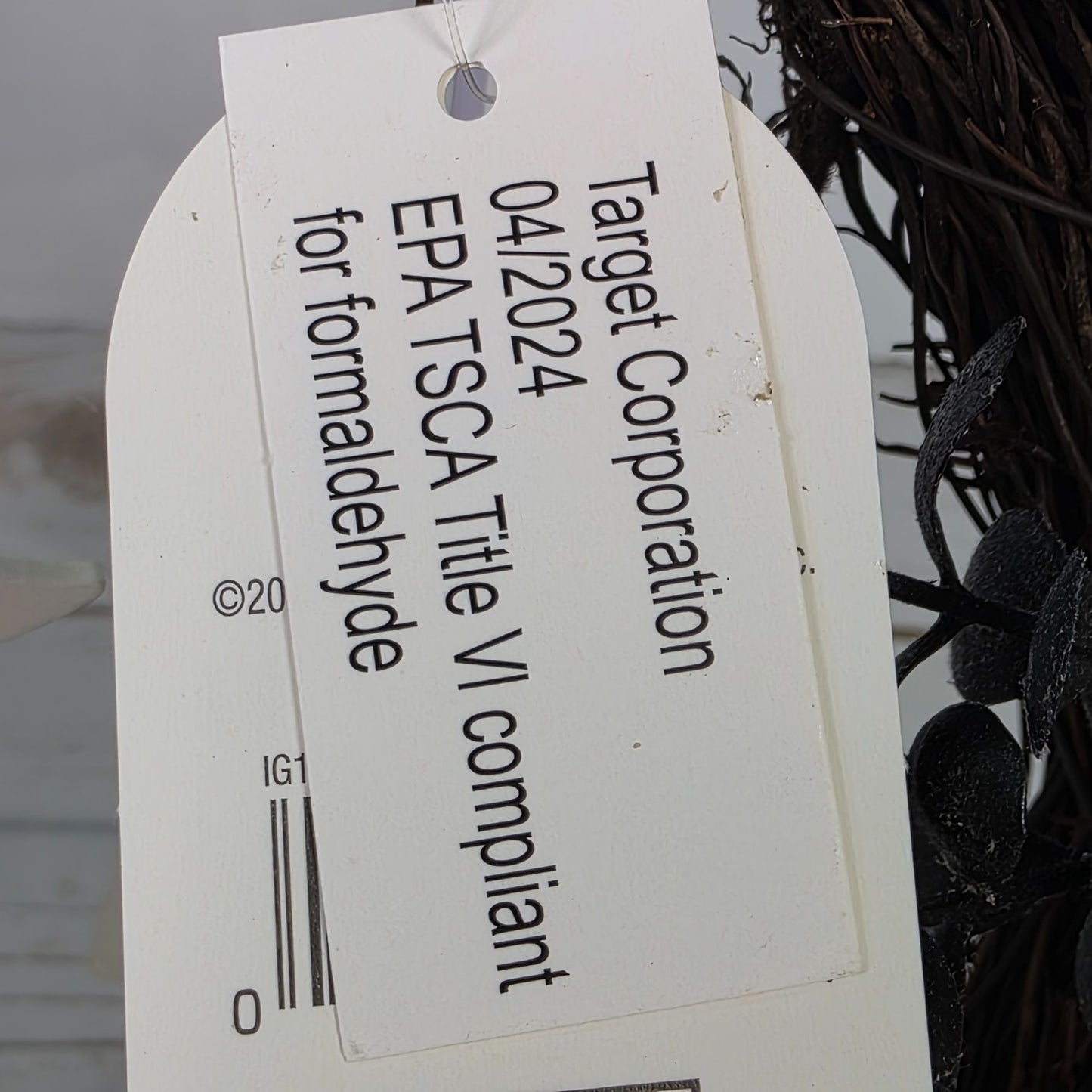 Targets Bullseye Playground Halloween 2024 Ghost Wreath With Boo Banner 9-Inch Window Hanging Decor